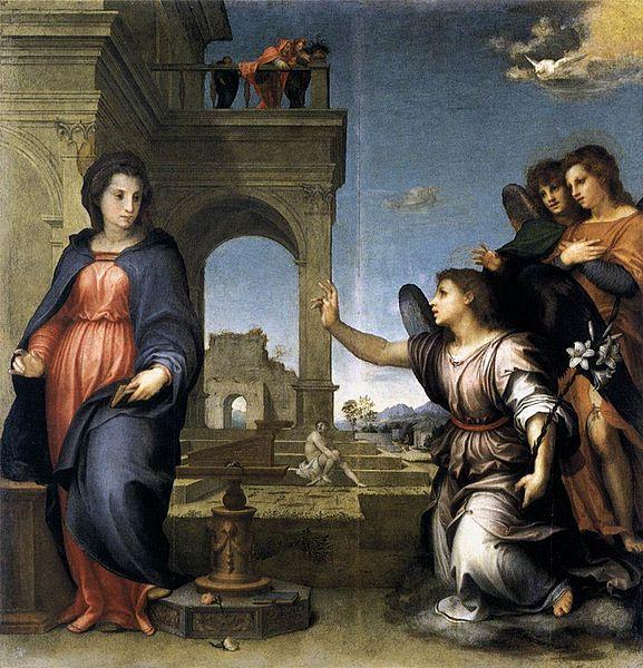 Andrea del Sarto Annunciation Sweden oil painting art